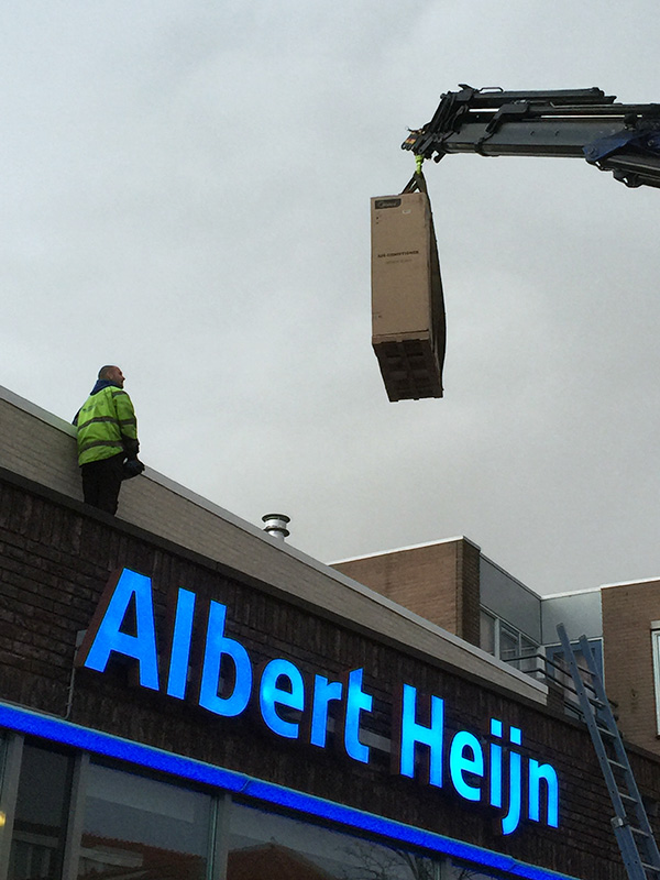 Warmtepomp winkel